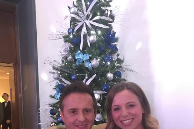 Jimmy Constable with Lyndsay Wood
