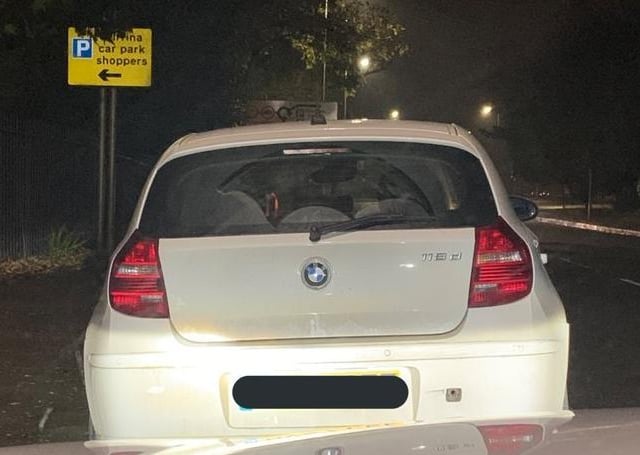 Driver reported and car seized