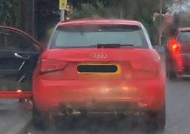 Driver reported and car seized
