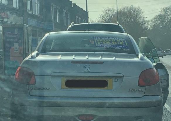 Driver reported and car seized