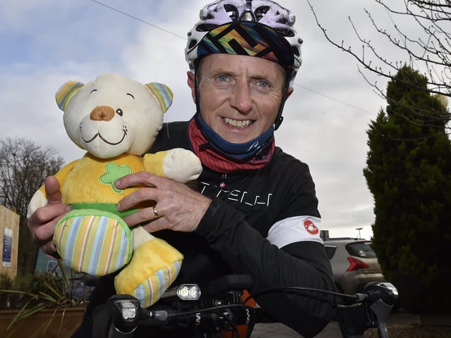 Mark Wheatley with his Spanish teddy EMN-190112-183959009