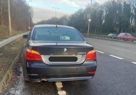 Driver is disqualified and the car has no insurance or tax. Off to the crusher