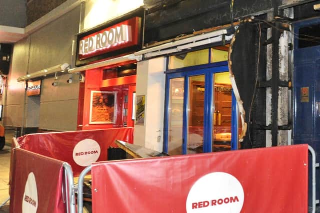 The incident is alleged to have happened outside Red Room