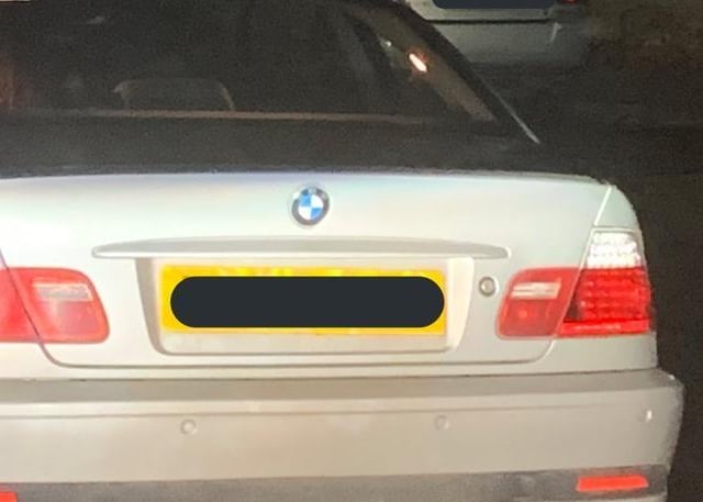 The car also had no MOT and was not taxed