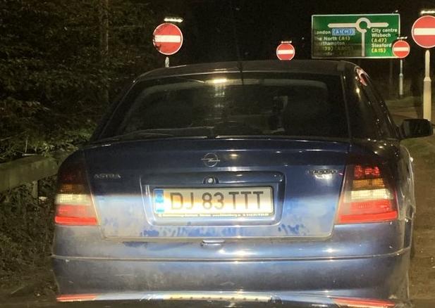 The car was being driven by a UK resident who didn't have vehicle tax