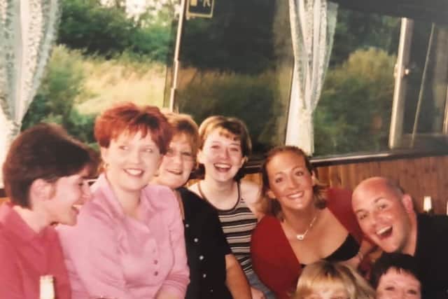 The staff in younger days