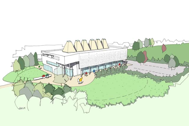 An artist's impression of the new University of Peterborough campus at the Embankment