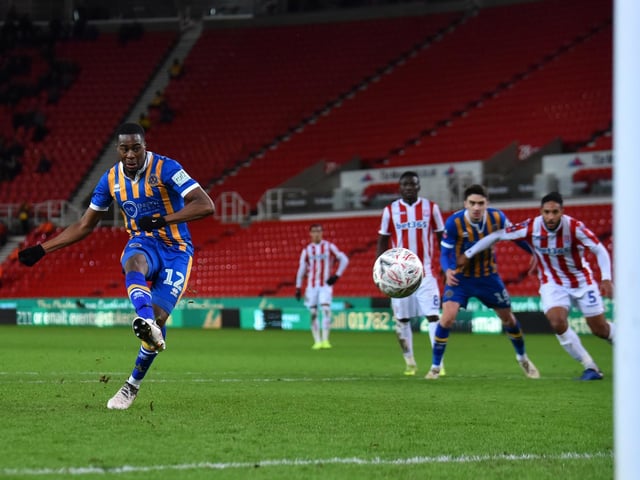 Doncaster Rovers HAVE enquired about Shrewsbury Town forward Fejiri Okenabirhie. (Doncaster Free Press)