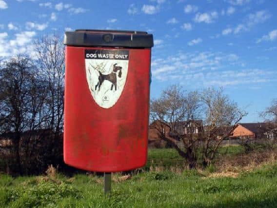 Community funding has been spent on dog bins