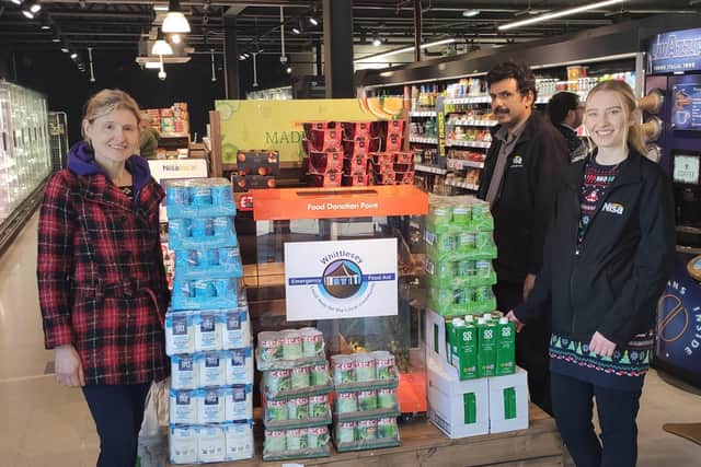 Whittlesey Emergency Food Aid containers have been placed in Nisa stores