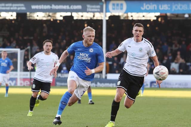 Frazer Blake-Tracy is back in the Posh squad at Ipswich.