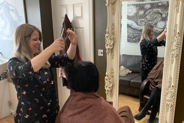 Rachel Brightley at work