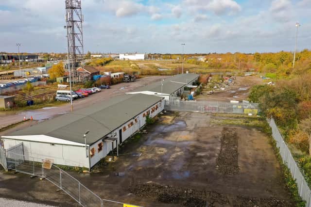 The site for the new GB Railfreight operations and training centre.