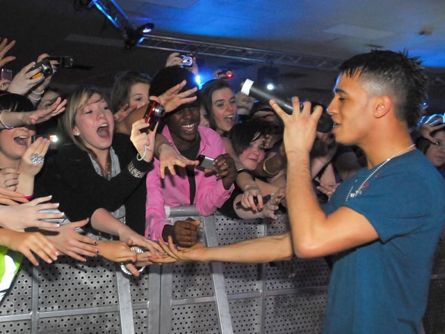 JLS under 18s gig at Club Metro, Peterborough. Aston Merrygold