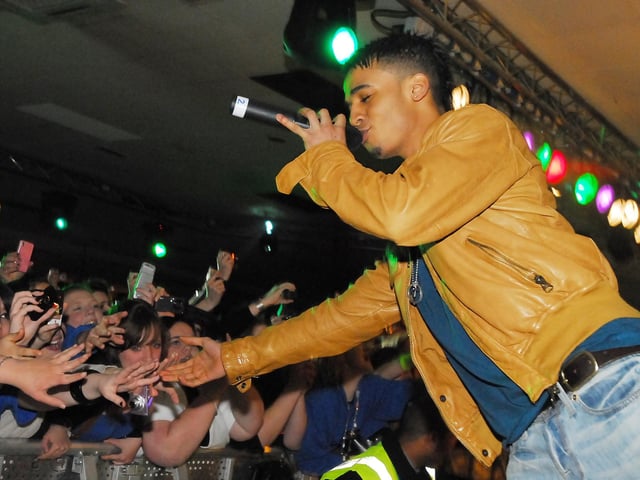JLS under 18s gig at Club Metro, Peterborough. Aston Merrygold