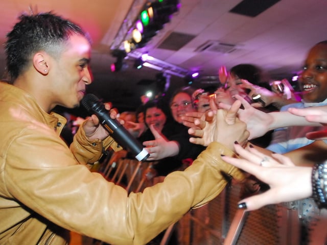 JLS under 18s gig at Club Metro, Peterborough. Aston Merrygold