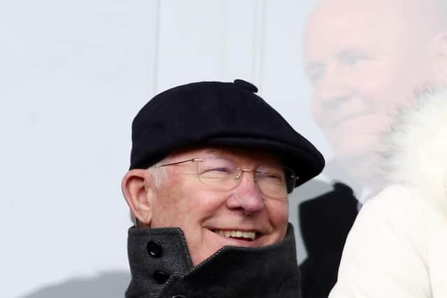 Sir Alex Ferguson watching Fleetwood v Posh. Photo: Joe Dent/theposh.com.