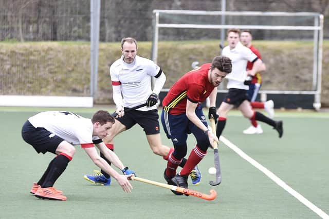 Action from City of Peterborough v Bowdon at Bretton Gate. Photo: David Lowndes.