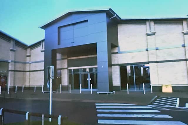 The unit which received approval for the new mezzanine floor