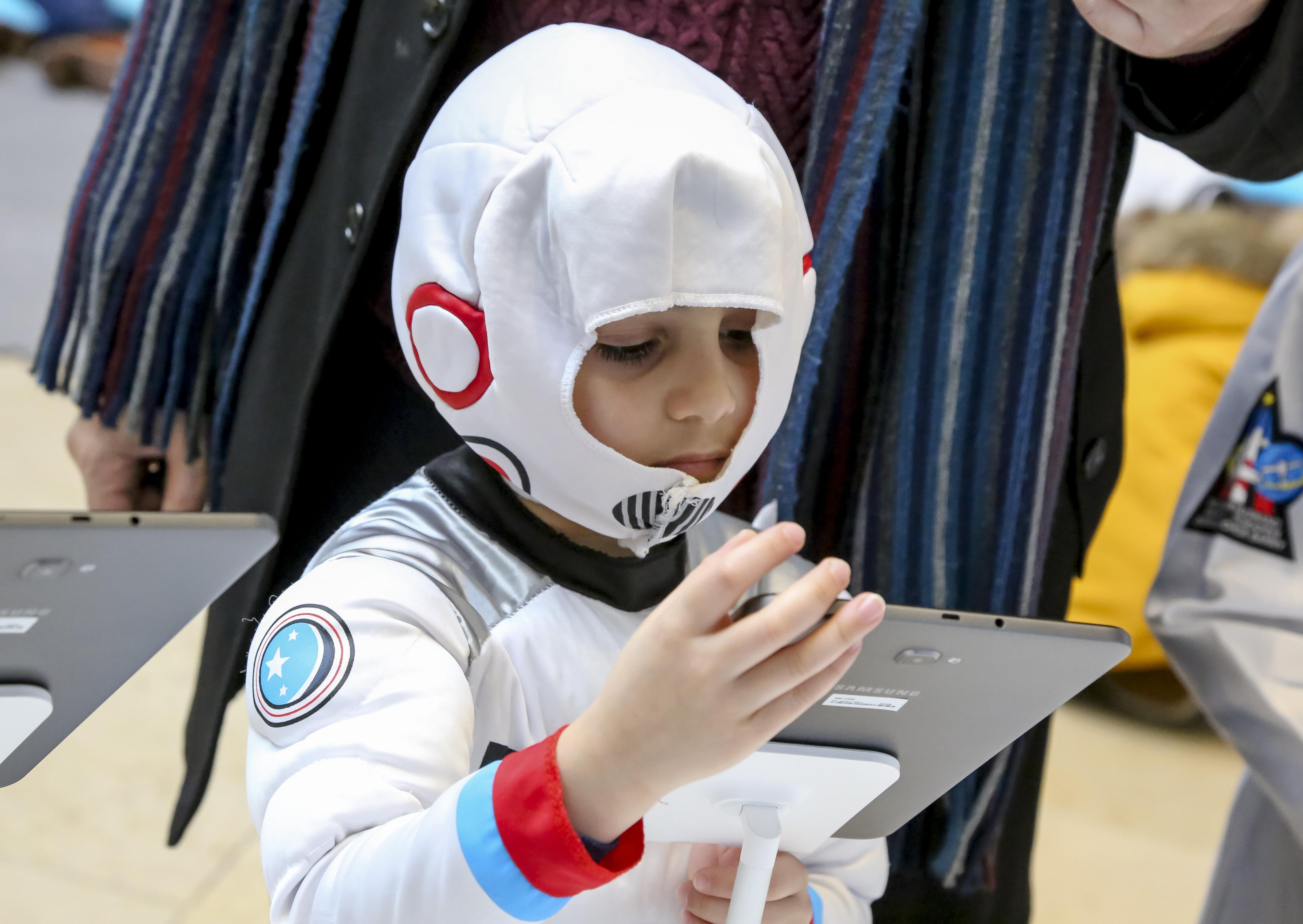 A World of Imagination space-themed event at Queensgate in Peterborough