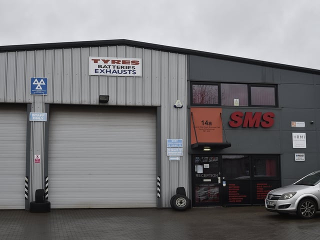 Peterborough Telegraph garage of the Year.  SMS, Imperial Way, Yaxley EMN-200224-155243009
