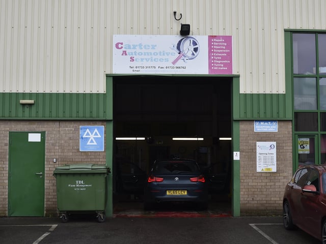 Peterborough Telegraph garage of the Year. Carter Automotive  Services, Fairweather Court. EMN-200224-155221009