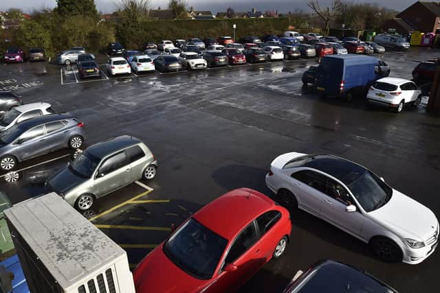 The car park at Broadway Shopping Centre EMN-200225-163711009