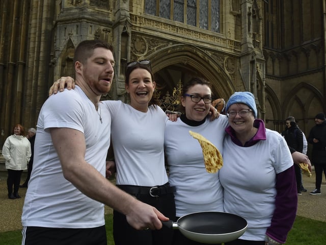 Members of the cathedral team