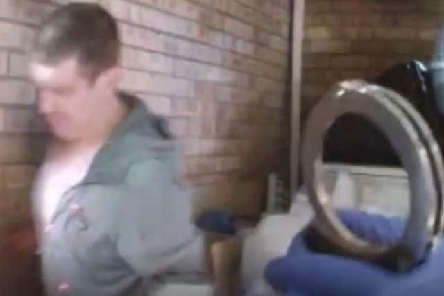 Body-worn camera footage from Cambrideshire police