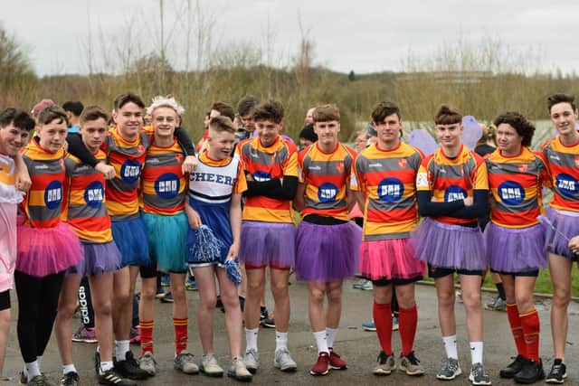 The U16s raise money for cancer charities