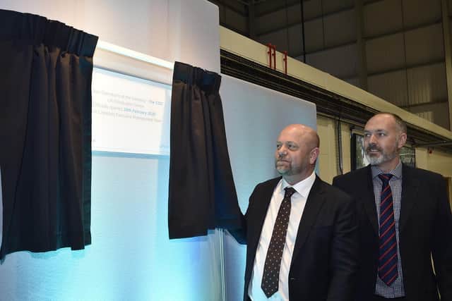 Coloplast vice-president Jesper Grunnet-Jepsen and director for UK Distribution Richard Gutsell.
