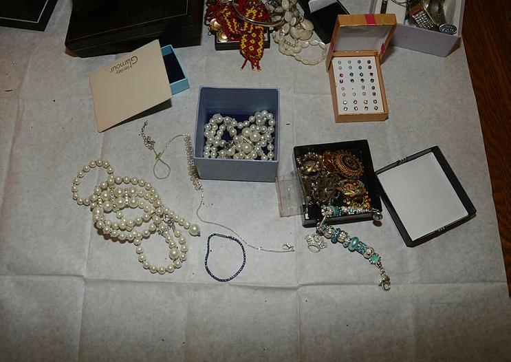 Jewellery discovered in Bretton. Photo: Cambridgeshire police
