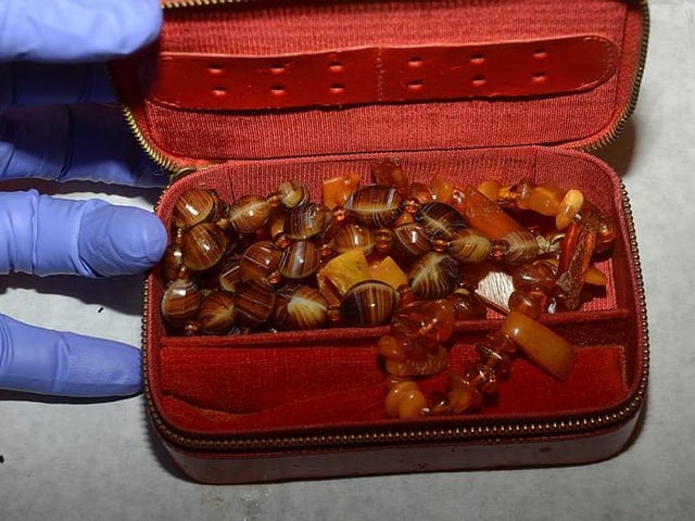 Jewellery discovered in Bretton. Photo: Cambridgeshire police