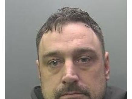 White repeatedly punched his partner and threatened her with a knife. He was sentenced to 22 months in prison.