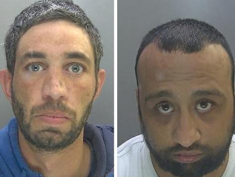 Abbas was handed 30 months in prison and Pilgrim was sentenced to 27 months, after officers spotted them dealing drugs from a car.