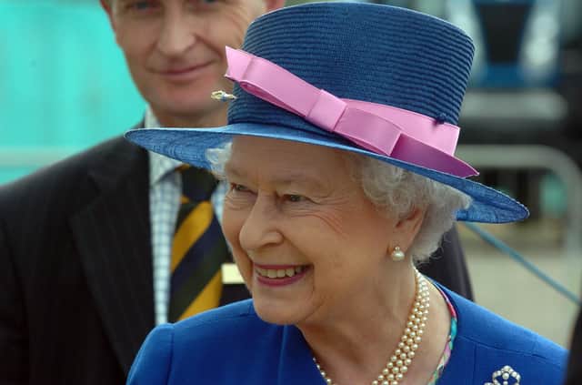 The Queen pictured during her visit to the 150th Great Yorkshire Show in Harrogate. 2008