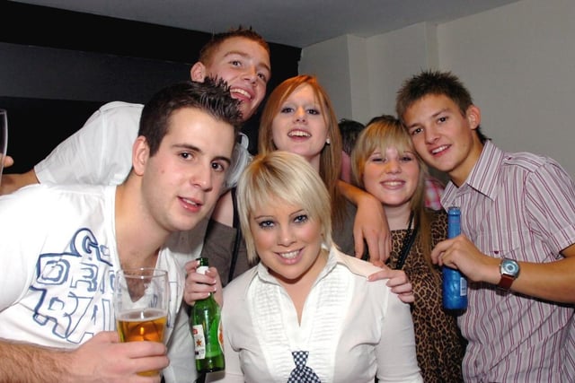 Liam, Christian, Carrie, Katie and Melody at Lush in 2006.