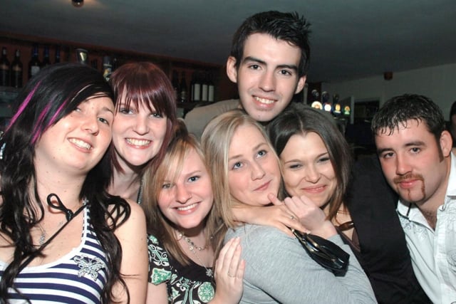 Ashleigh, Becky, Danni, Tom, Megan, Mel and Adam On Ashleigh's 18th In Lush.