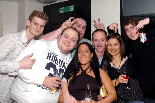 'Martha', Kev, Ryan, Louise, Daz and Megan in Lush in 2007.