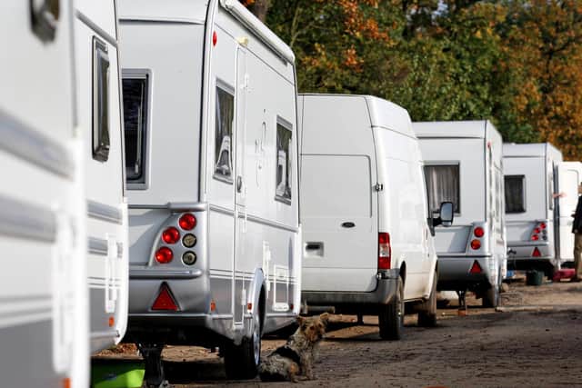 Peterborough sites had five unauthorised traveller caravans pitched on them shortly before lockdown