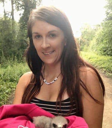 The chick found in the woods