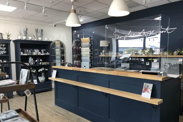 Sophe Allport's Bourne shop.