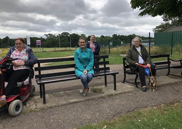 Better Bretton members on the 'friendly benches'.