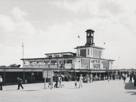 The Wicksteed Park pavilion in its heyday.