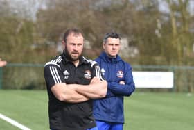 Yaxley FC manager Andy Furnell.