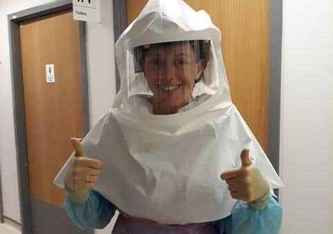 Critical care nurse Zoe Wareham.