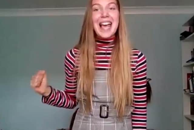 Overall winner Eva Woods.