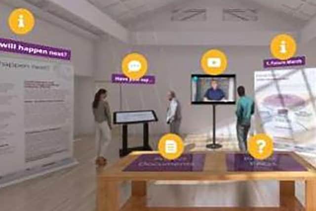 The March virtual consultation room.