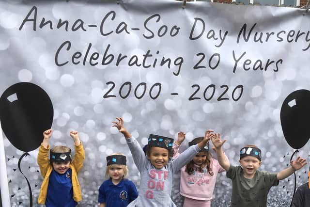 Children at the nursery