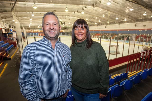 Peterborough Phantoms club owners Dave and Jo Lane. EMN-191006-165906002